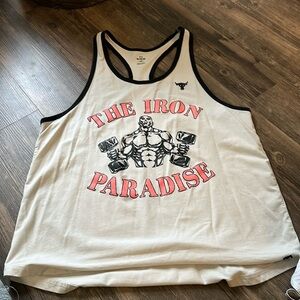 Men’s iron paradise training tank, project rock , XL